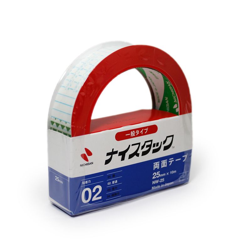 ニチバン 再生紙ナイスタック両面テープ25mmx10m NW-25