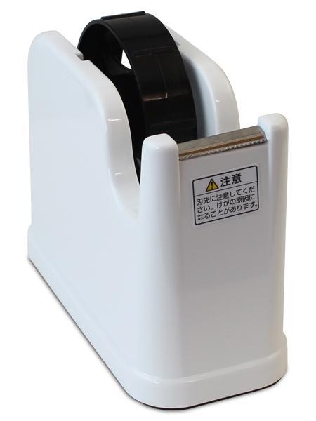 ナカバヤシ テープカッター ラウンド ホワイト NTC-201W