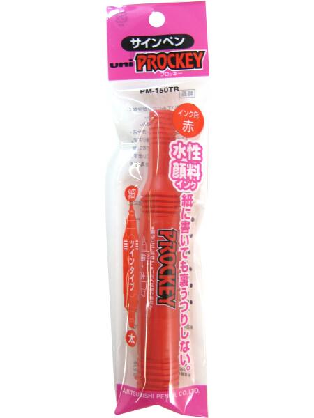 三菱鉛筆 プロッキー PM-150TR 1P 赤