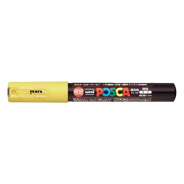 三菱鉛筆 ポスカ極細 黄色 PC1M2