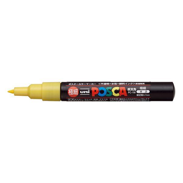 三菱鉛筆 ポスカ極細 黄色 PC1M2
