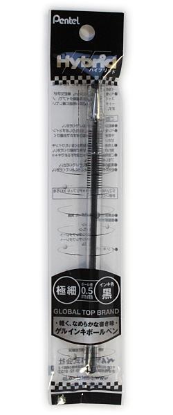 ぺんてる ハイブリッドボールペン 黒 XK105-GA