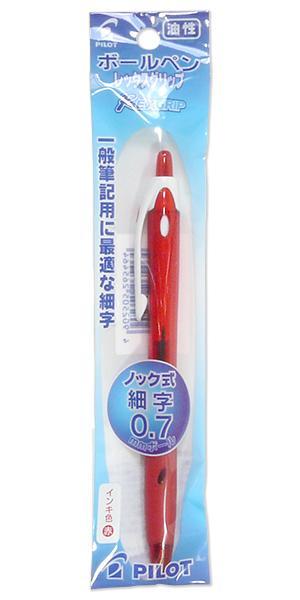 レックスボールペン0.7赤 P-BRG-10F-RR