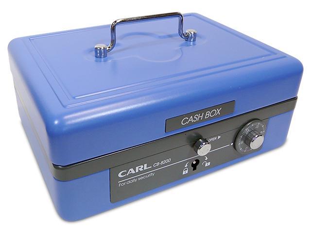 カール事務器 キャッシュボックスL ブルー CB-8200 ブルー