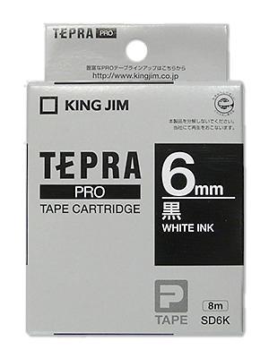 キングジム テプラPROテープ6mm SD6K