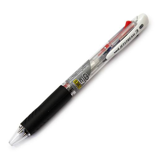三菱鉛筆 ジェットストリーム3色透明 SXE3-400-38T