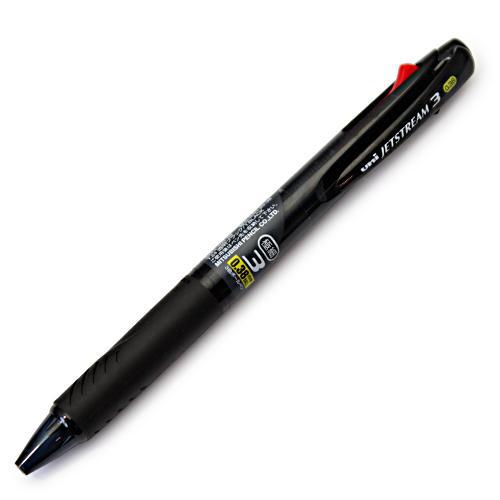 三菱鉛筆 ジェットストリーム3色透明ブラック SXE3-400-38T.24