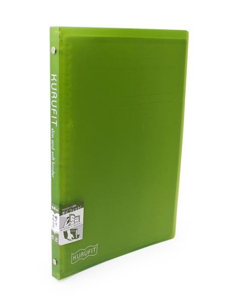 マルマン ファイルノートクルフィット プラスチックバインダーB5 グリーン F020-03