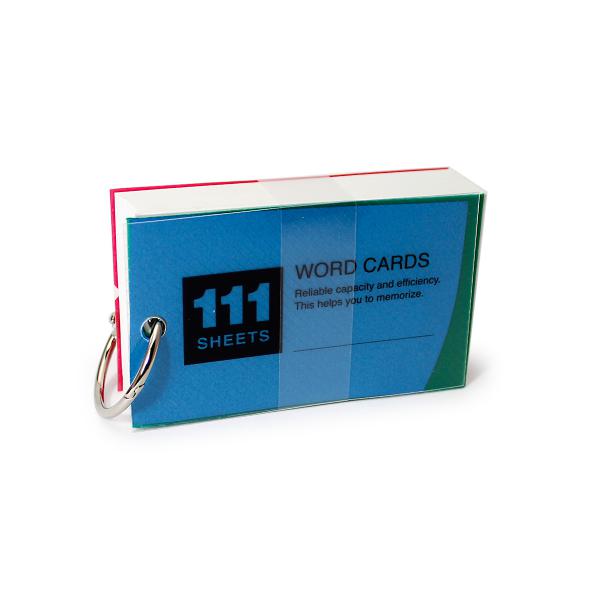 単語カード チェックカード付 ワイド WD12