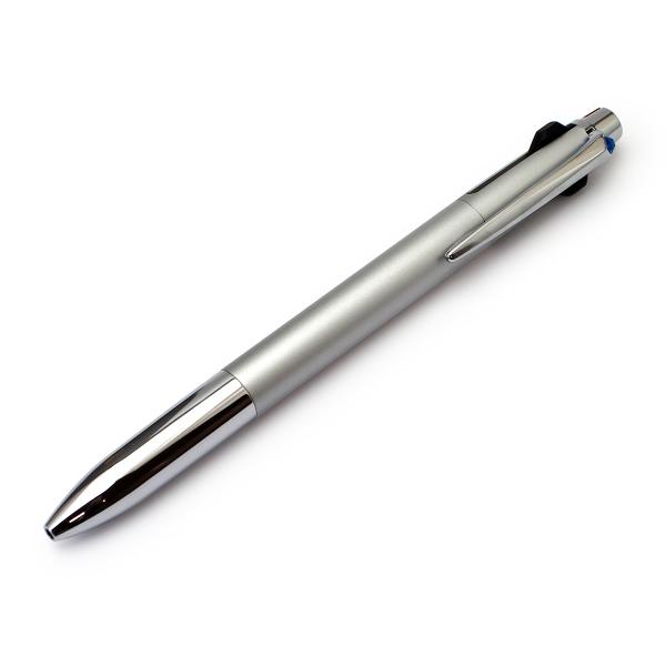 三菱鉛筆 ジェットストリーム 多機能シャープボールペン 2＆1 0.7mm シルバー MSXE330007.26
