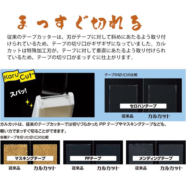 コクヨ セロテープ カルカット ハンディタイプ小巻き 白 ホワイト T-SM300W 軽い力でテープを切る 切り心地が長持ち 切り口がまっすぐ綺麗 小巻きセロハンテープ1本付き(幅15mm×長さ10m)