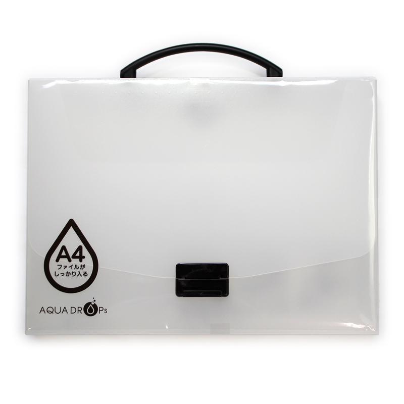 アクアドロップスバッグA4 乳白 A5005-1