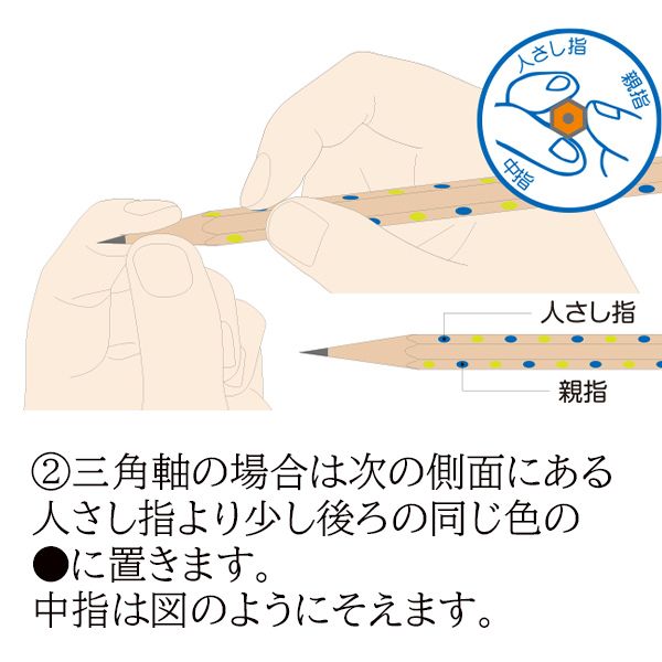 トンボ鉛筆鉛筆 ippo! イッポ! しっかりもてるかきかたえんぴつ 2B 12本入り 三角軸 KB-EG02-2B