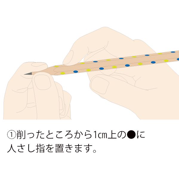 トンボ鉛筆鉛筆 ippo! イッポ! しっかりもてるかきかたえんぴつ 2B 12本入り 三角軸 KB-EG02-2B