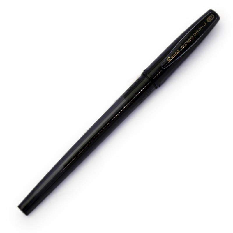 スーパーグリップGボールペン キャップ式 1.0mm 中字 黒 P-BSGC-10M-BB