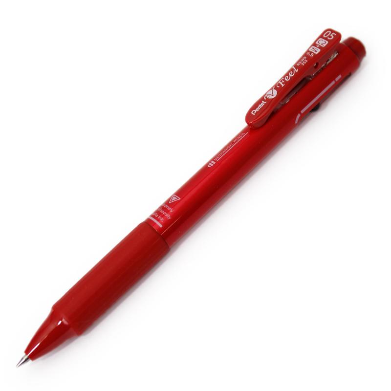ぺんてる ビクーニャ フィール多機能ペン2+S ボールペン黒・赤0.5mm+シャープ XBXWB355MBP
