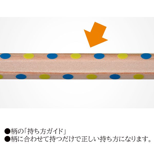 トンボ鉛筆鉛筆 ippo! イッポ! しっかりもてるかきかたえんぴつ 2B 12本入り 六角軸 2柄有 /グリーン KB-KG01-2B/ ブルー KB-KG02-2B