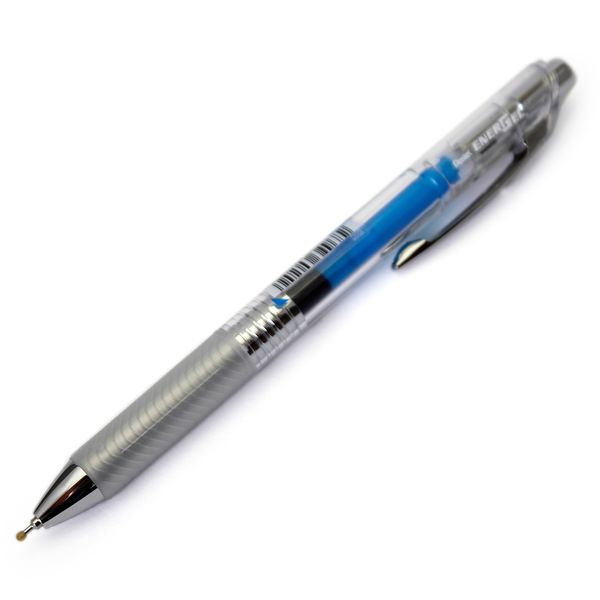エナージェルボールペン インフリー 0.5mm ブルー 極細 ニードルチップ BLN75TL-C