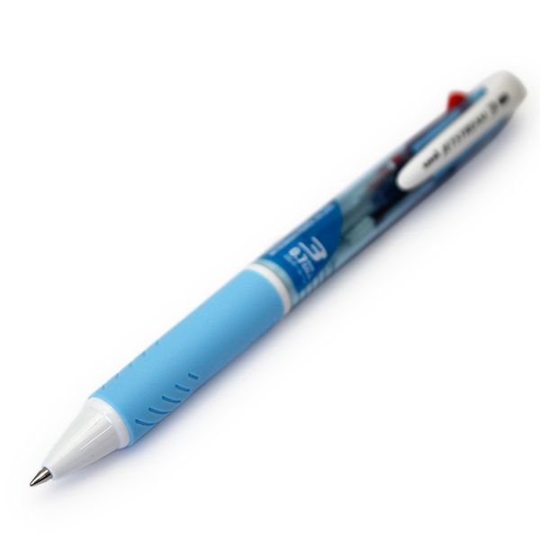 三菱鉛筆 ジェットストリーム 3色ボールペン 0.7mm 水色 SXE3-400-07.8
