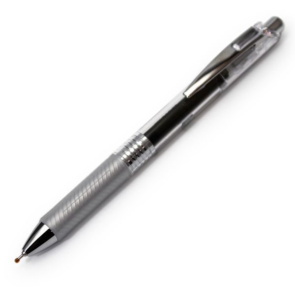 ぺんてる エナージェルボールペン インフリー 0.4mm ブラック 超極細 ニードルチップ BLN74TL-A