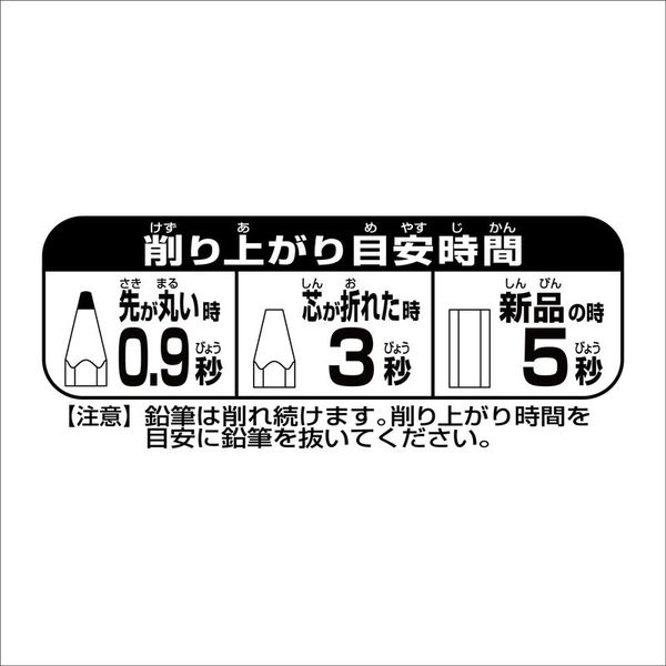 クツワ クツワ 小型電池鉛筆削り 電動・手動OK!! 最速0.9秒 SPIMO スピモ パープル RS032PU-1100