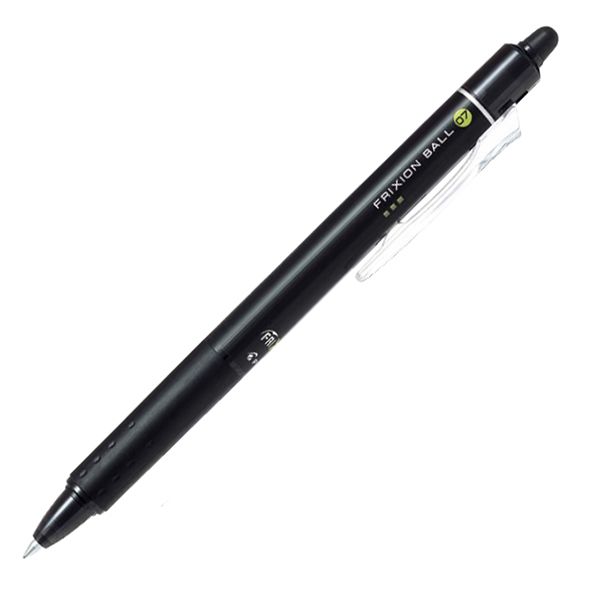 消せるボールペン フリクションボールノック 細字0.7mm ブラック LFBK-23F-B