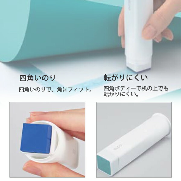 コクヨ グルー スティックのり GLOO しっかり貼れる 角形のり Lサイズ タ-G303-1P 角までぬりやすい 転がりにくい