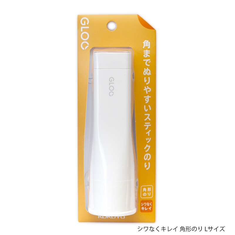 コクヨ グルースティックのり GLOO シワなくキレイ 角形のり Lサイズ タ-G323-1P 角までぬりやすい 転がりにくい シワが出にくく キレイに貼れる