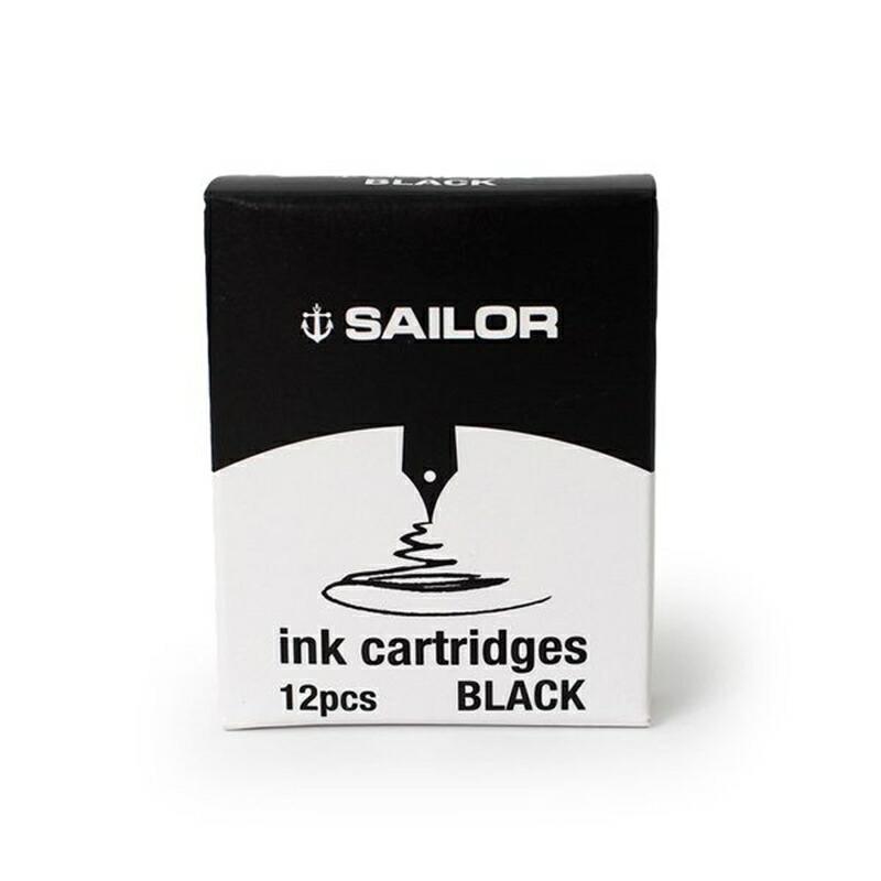 セーラー万年筆 専用カートリッジインク ブラック 13-0404-120 万年筆 カートリッジ スペア 詰め替え セーラー万年筆