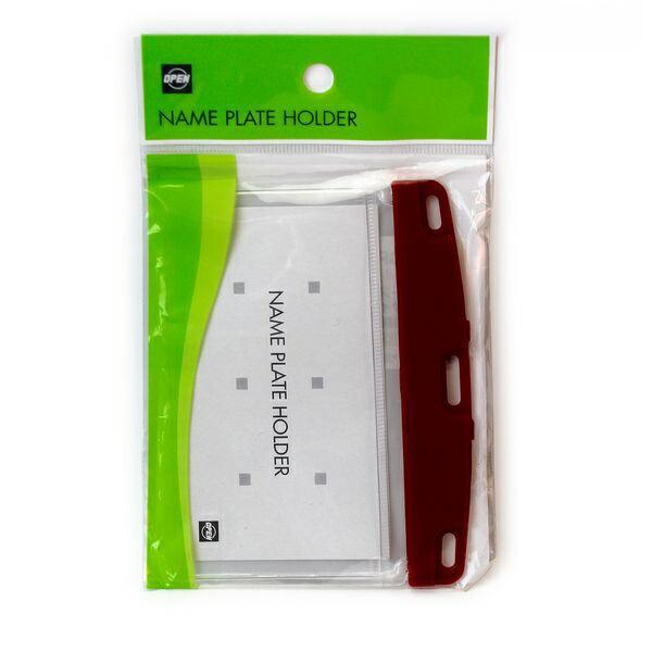 オープン工業 名札用ケース ネームプレートホルダー ソフト 赤 ヨコ名刺 1枚入 NX-100P-RD 名札 ナフダ ネームプレート ケース オープン工業 オープン工業 名札用ケース ネームプレートホルダー ソフト 赤 ヨコ名刺 1枚入 NX-100P-RD 名札 ナフダ ネームプレート ケース オープン工業