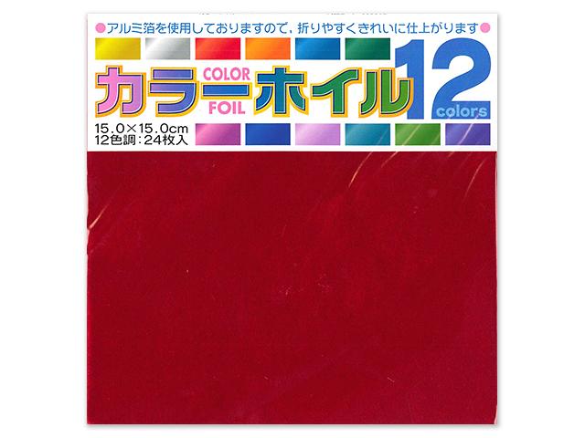 トーヨー カラーホイルおりがみ15cm 24枚入