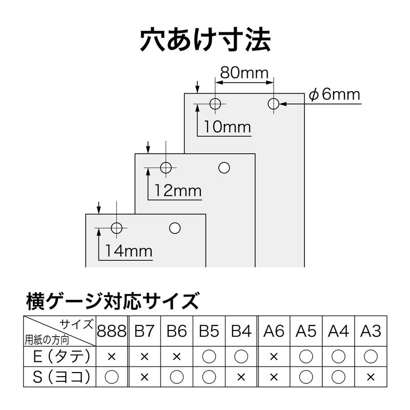 オープン工業 2穴パンチ PU-20NBU