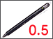 フリクションノック0.5mm