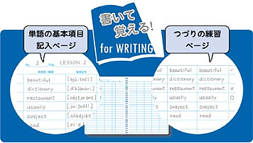 英単語ノート B6横 ライティング Sw147t ブングオーダー