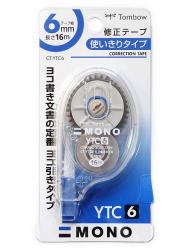 トンボ鉛筆 修正テープ横引きタイプ6ミリ CT-YTC6 - ウインドウを閉じる