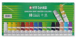 サクラクレパス マット水彩18色 MW18PE0 - ウインドウを閉じる