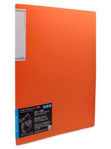 LIHITLAB. クリアブック スリムタイプ A4・10P 橙 N-7110-4 - ウインドウを閉じる