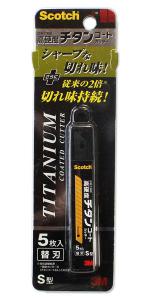 3M チタンコートカッター替刃Sサイズ5枚 TI-CRS5 - ウインドウを閉じる