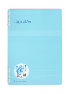 ナカバヤシ ロジカルエアーWリングノートB5 B罫 6mm ブルー 40枚 NW-B509B-B - ウインドウを閉じる