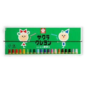 サクラクレパス クレヨン太巻き20色 ゴムひも付き LY20R - ウインドウを閉じる