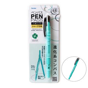 レイメイ藤井 ペン型コンパス ペンパス 0.5mm シャープ芯用 最大描円 直径約300mm グリーン JC903M - ウインドウを閉じる