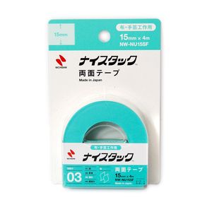 ニチバン ナイスタック両面テープ 布・手芸工作用 15mm×4m NW-NU15SF - ウインドウを閉じる