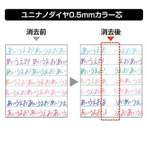 三菱鉛筆 ユニ ナノダイヤカラー芯 0.5mm 消しゴムで消せる・オレンジ芯 U05202NDC.4(ユニ0.5-202NDC) - ウインドウを閉じる
