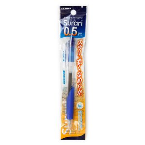 ゼブラ ボールペン スラリ0.5mm エマルジョンボールペン 青 エマルジョンインク 油性と水性 濃くなめらか スラスラ書ける ストレスなく書ける P-BNS11-BL - ウインドウを閉じる