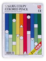 サクラクレパス クーピー色鉛筆18色(スタンダード) - ウインドウを閉じる